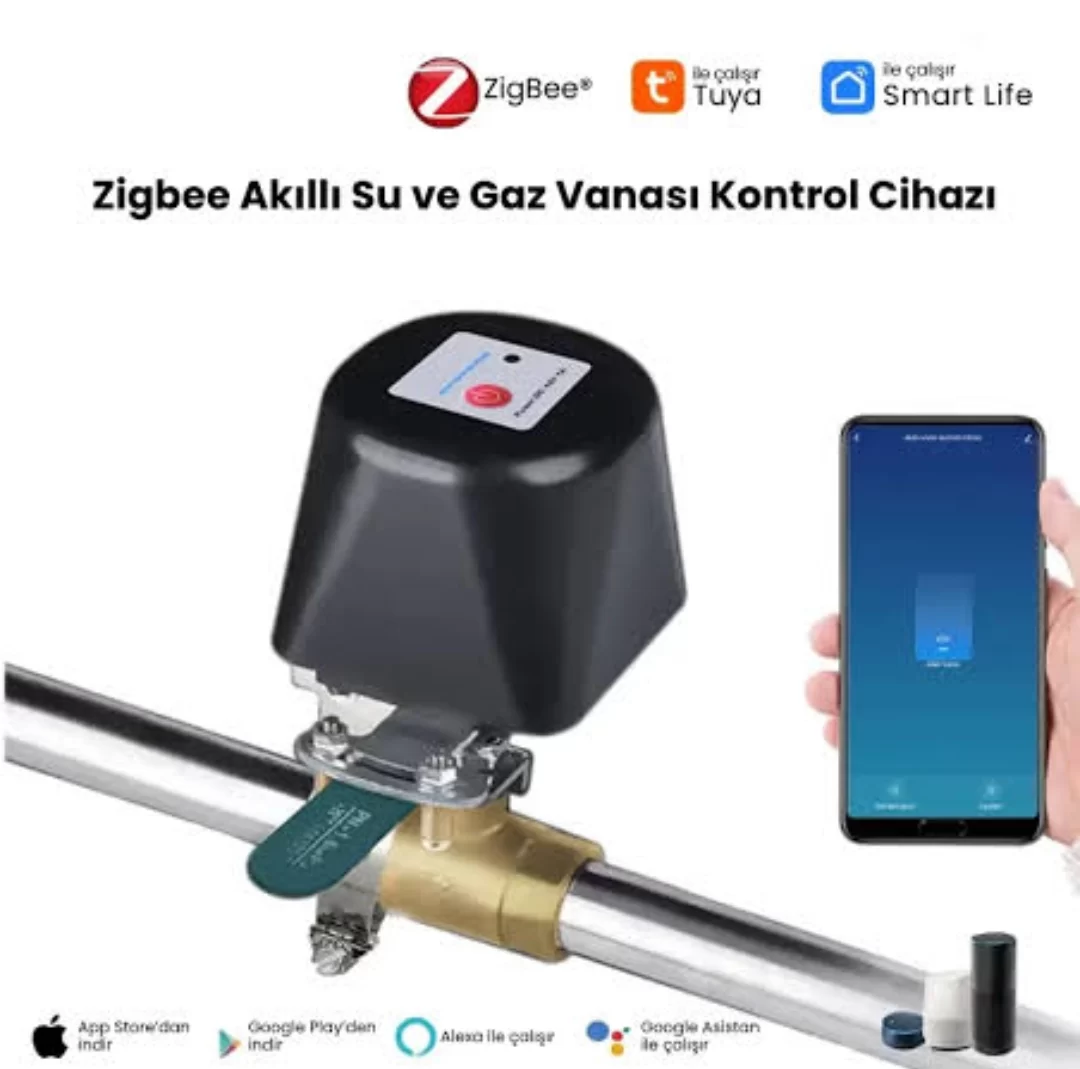 Zigbee Gaz ve Su Vana Kontrol: Akıllı Evlerde Güvenlik ve Konfor