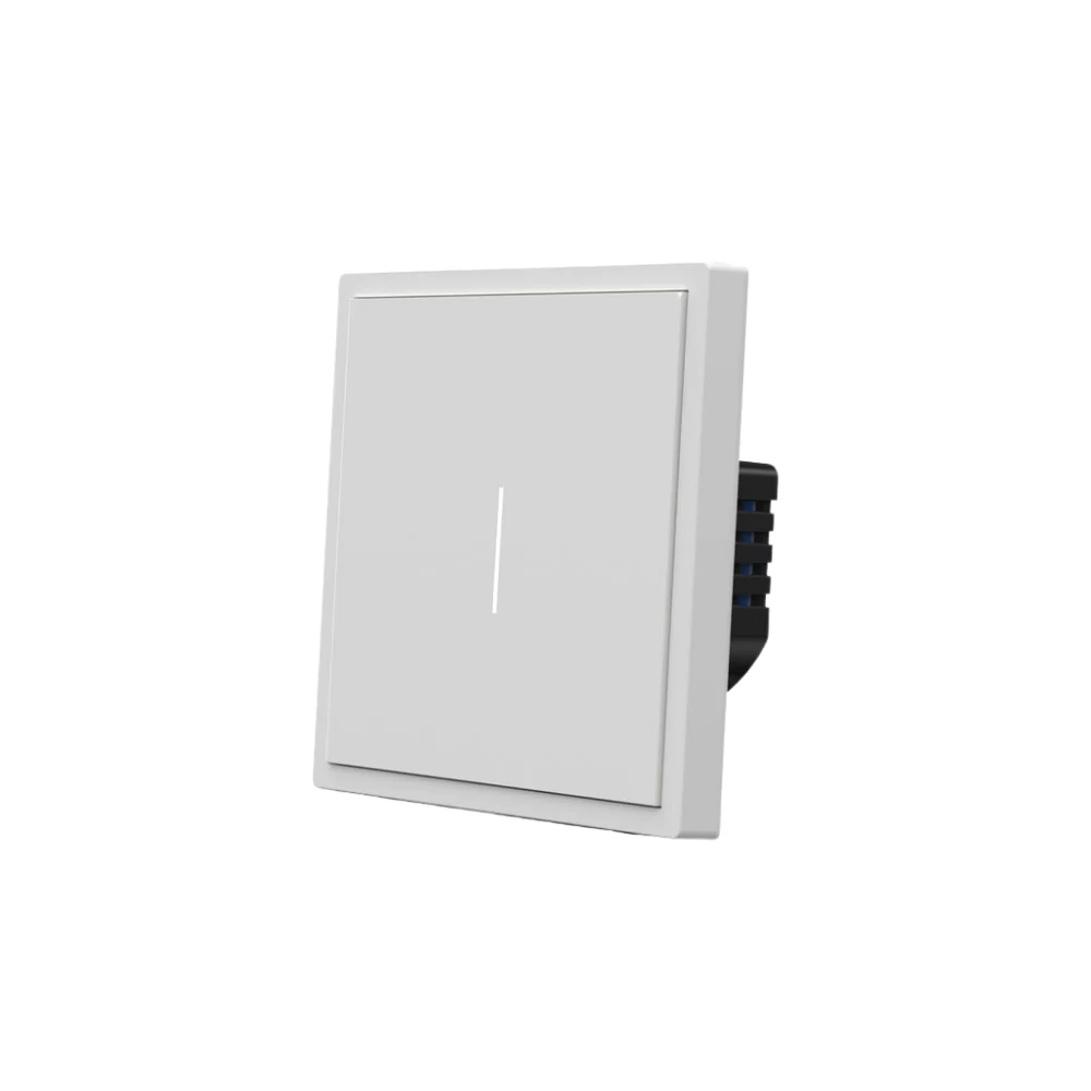 Zigbee Tekli Mekanik Tuşlu Akıllı Duvar Anahtarı - Beyaz
